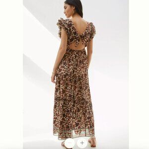 House of Harlow 1960 Mirabelle Ruffled Maxi Dress